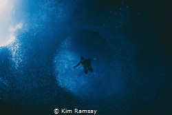 Vortex.
Freediver floats amidst the baitfish of Swallows... by Kim Ramsay 